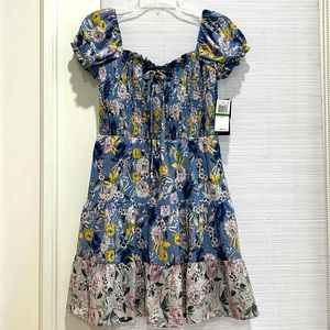 City Studio floral flirty dress fit & flare style🎀 brand new with tags💓